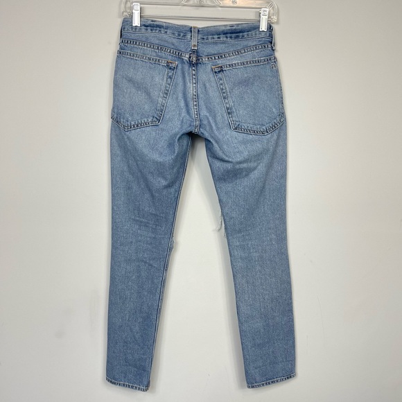 Rag & Bone New York Boyfriend Distressed Beckers Blue Denim Jeans Slouchy Y2K 23 - Picture 6 of 16